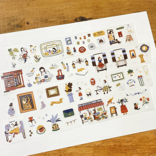 63 Penhouse x idiot_sandwich.exe Kiss-Cut Pet Tape - A Moving Day