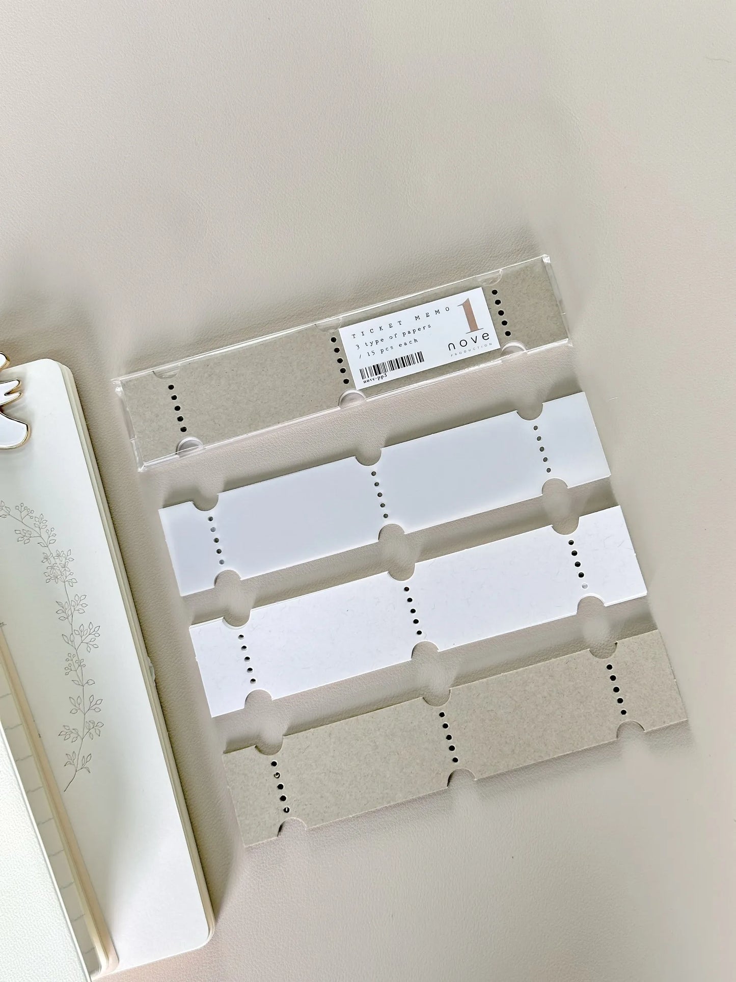Nove Production Jourt'aime Ticket Memo Loose Sheets