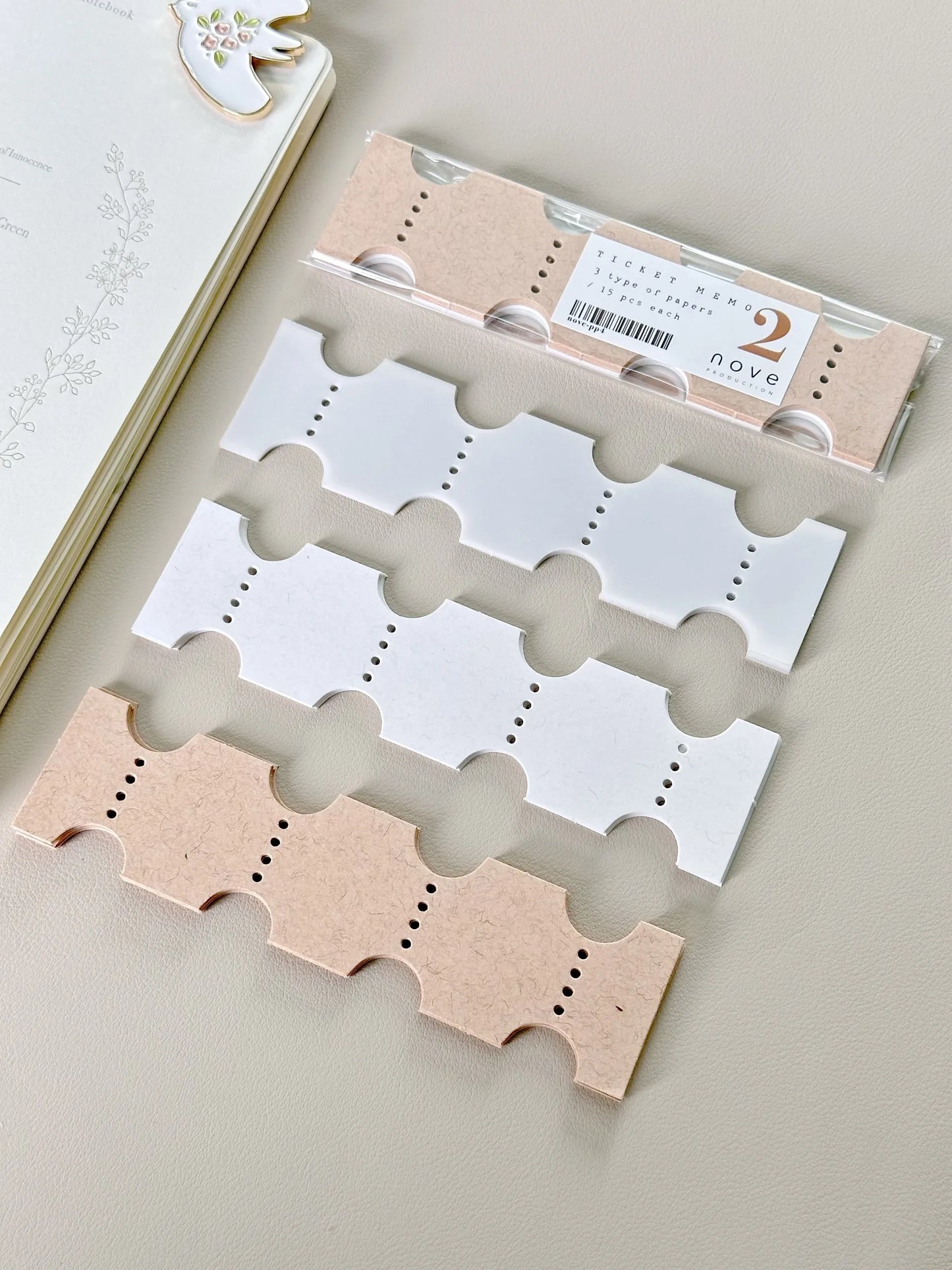 Nove Production Jourt'aime Ticket Memo Loose Sheets