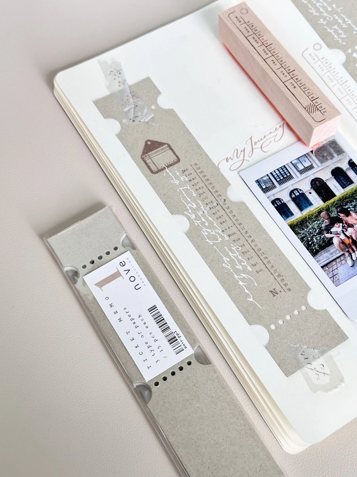Nove Production Jourt'aime Ticket Memo Loose Sheets