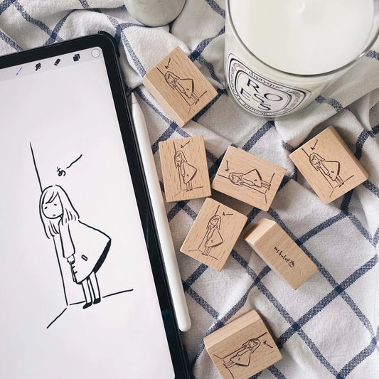 MsBulat Rubber Stamp - Ahhhhhh