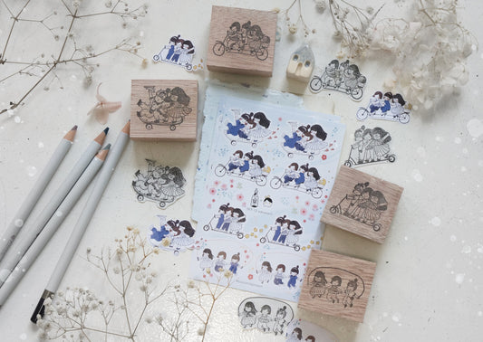 Black Milk Project Me Time Rubber Stamp - BFF Series