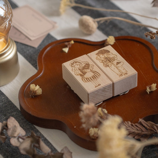 Sho Little Happiness Rubber Stamp - Cafe