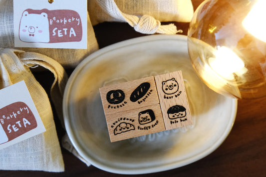 Eileen Tai Rubber Stamp - Bearkery Set A