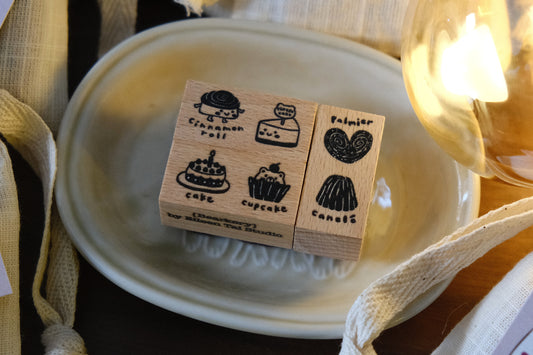 Eileen Tai Rubber Stamp - Bearkery Set C