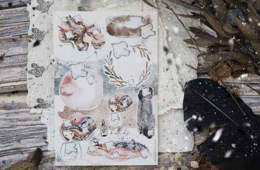 Black Milk Project Paper Sticker Sheet - Birds