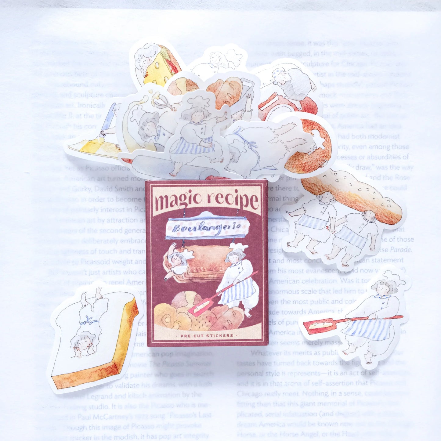 dodolulu Matchbox Sticker Flake Set - Magic Recipe