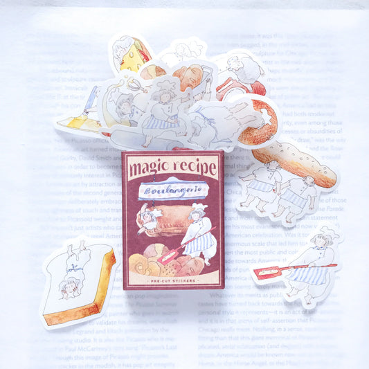 dodolulu Matchbox Sticker Flake Set - Magic Recipe