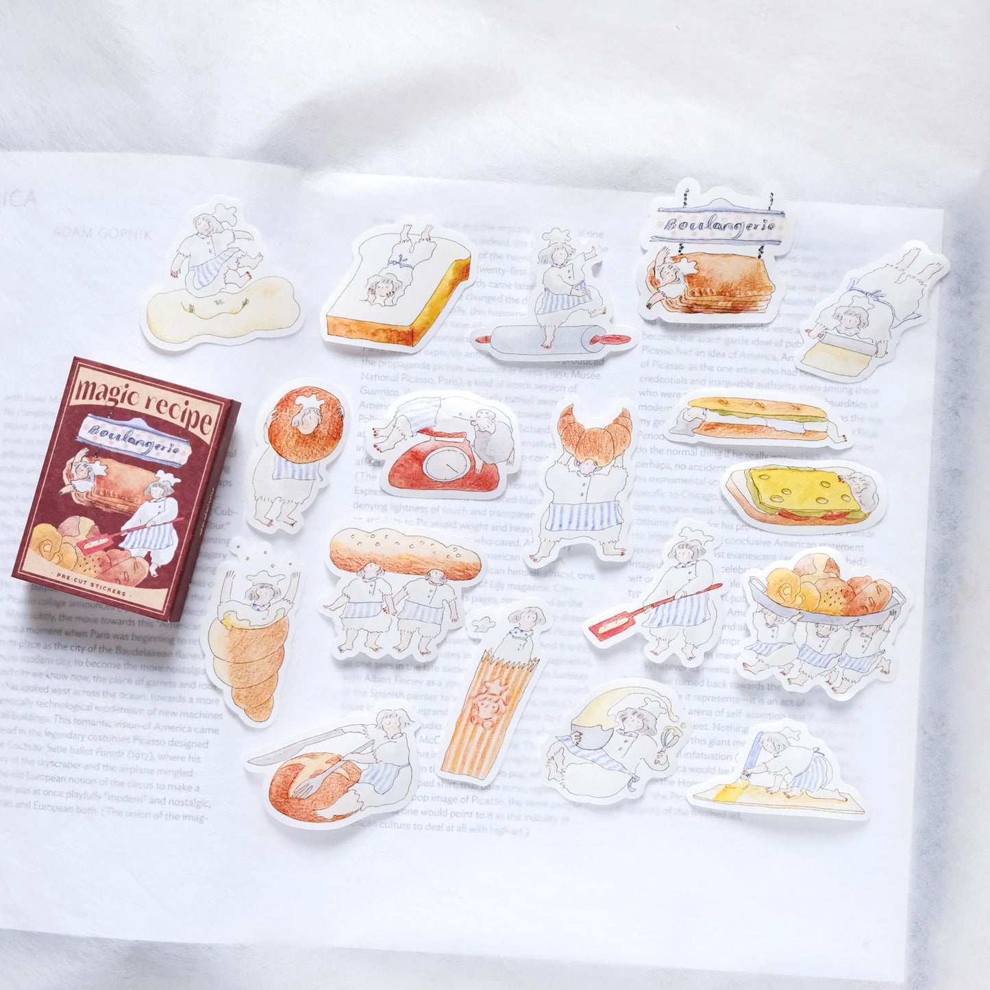 dodolulu Matchbox Sticker Flake Set - Magic Recipe