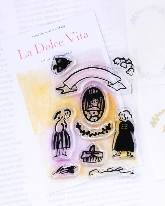 dodolulu Clear Stamp Set - Vol. 3 La Dolce Vita
