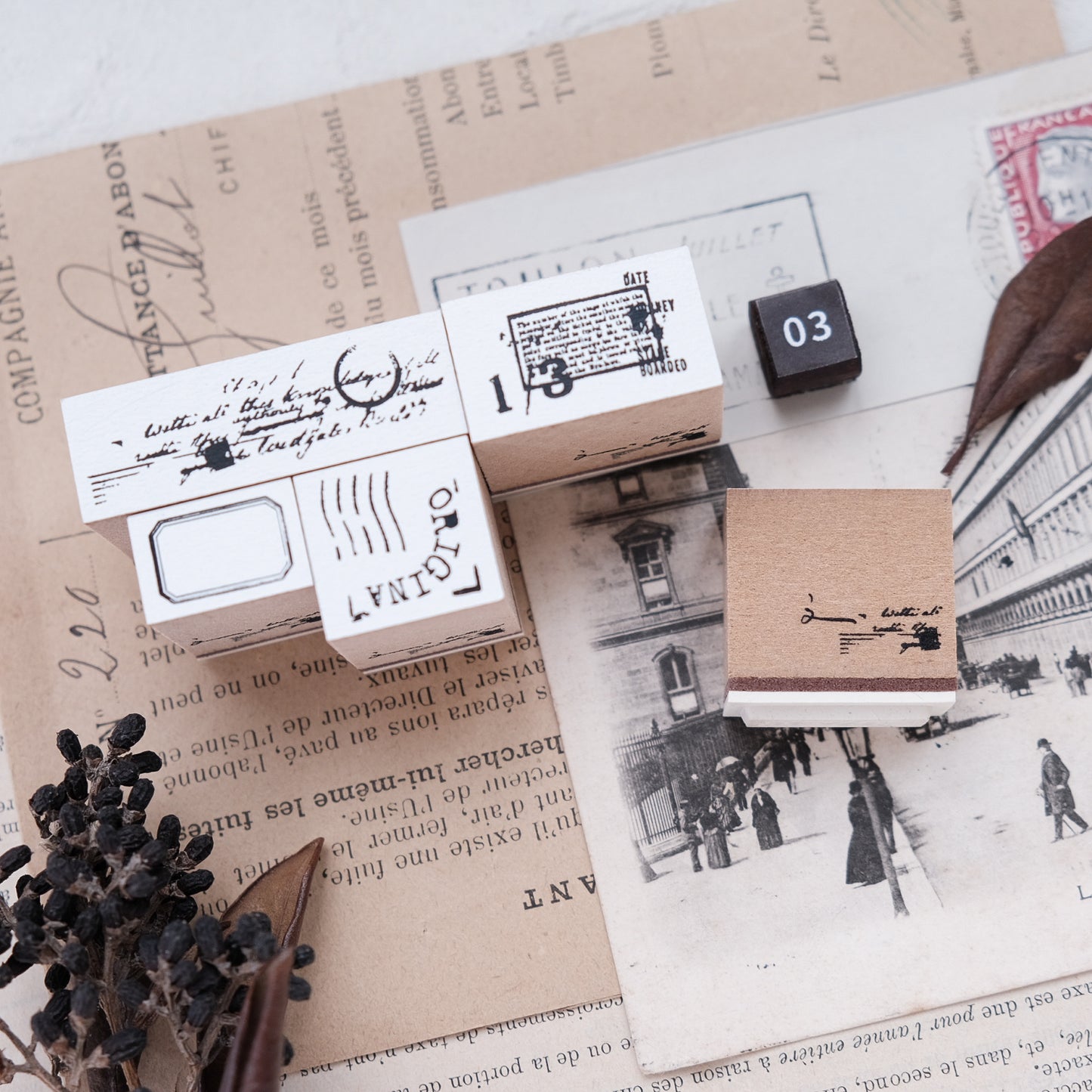 Stationery Instinct Rubber Stamp Sets - Frame