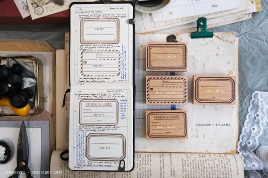 Kurukynki Rubber Stamp Collection - Classique Big Label