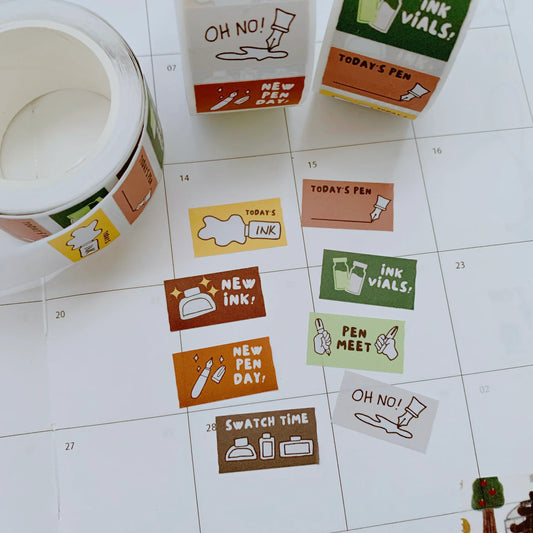Katkreates Sticker Labels - Pen Meet