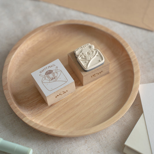Sho Little Happiness Rubber Stamp - Happy Mail