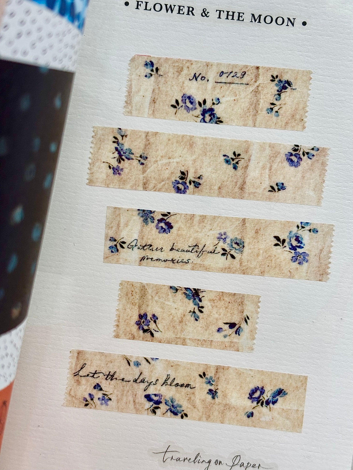 Pion Washi Tape - Vintage Garden (2 designs)