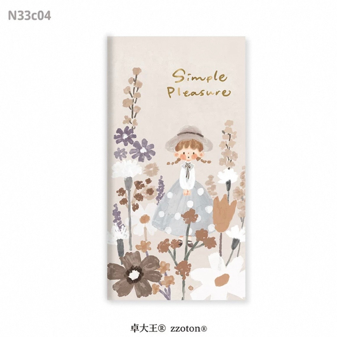 zZoton Molinta Notebook - Simple Pleasure