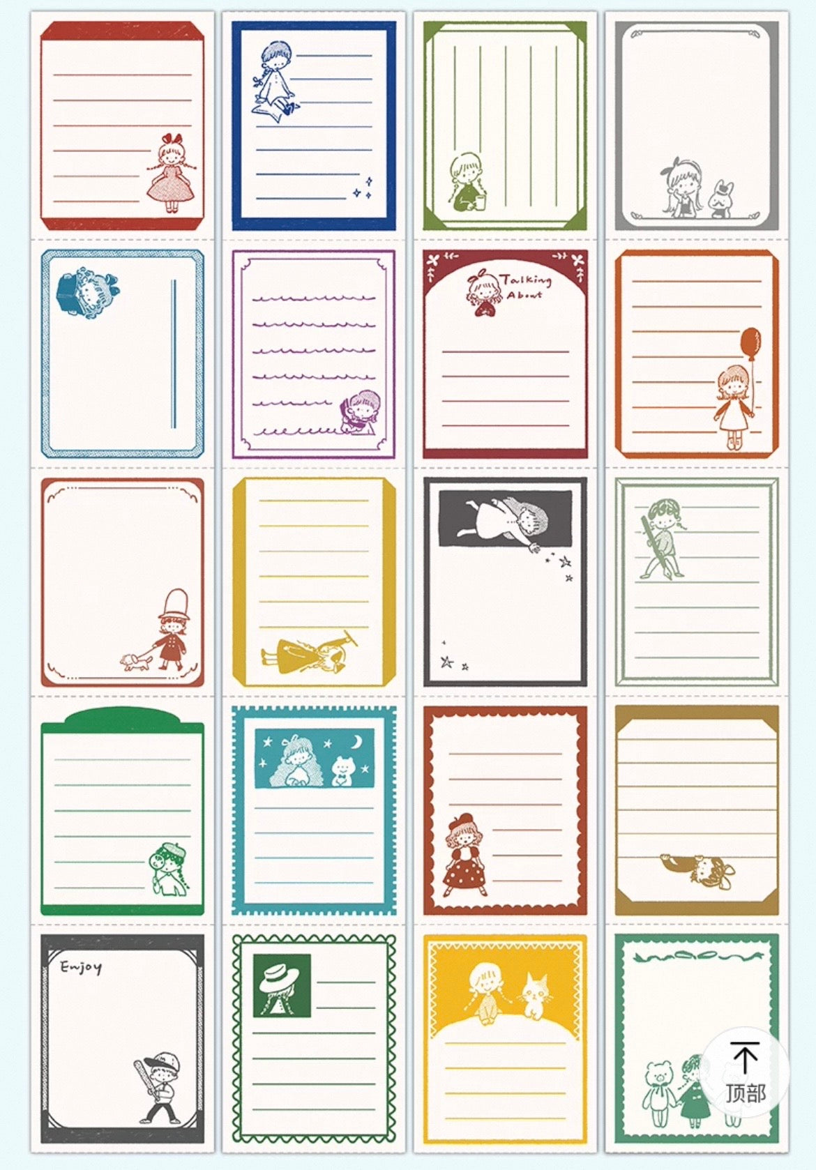 zZoton Molinta Sticky Note Roll - A Letter From the Past