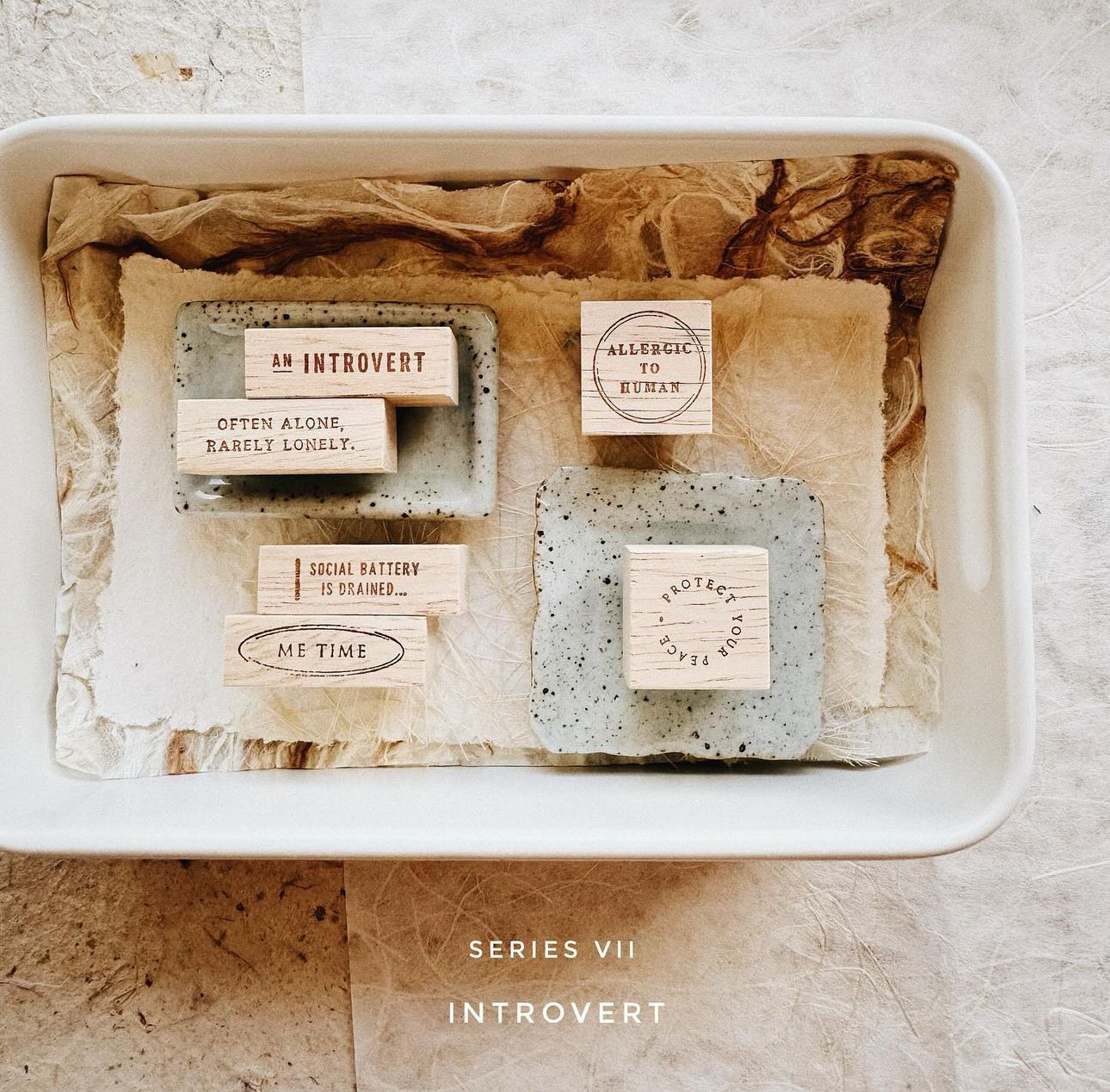 Penspapersplanner Series VII Rubber Stamps: Introvert