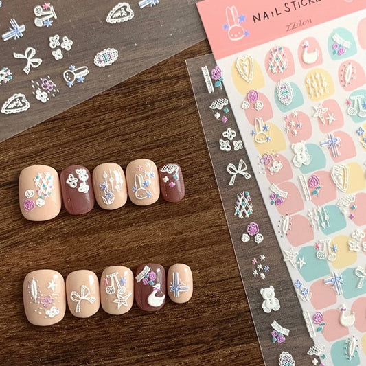zZoton Molinta Nail Stickers - 6 Designs