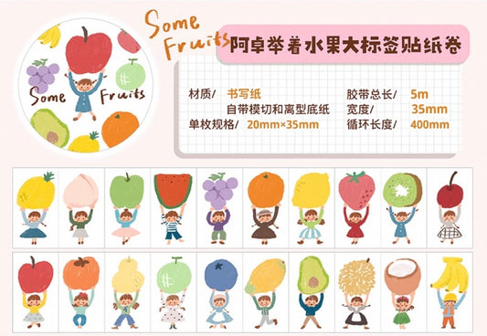 zZoton Molinta Large Label Stickers - Some Fruit