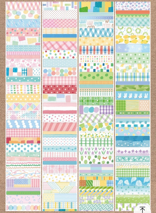 zZoton Molinta Kiss-Cut Washi Tape - Vibrant Pattern