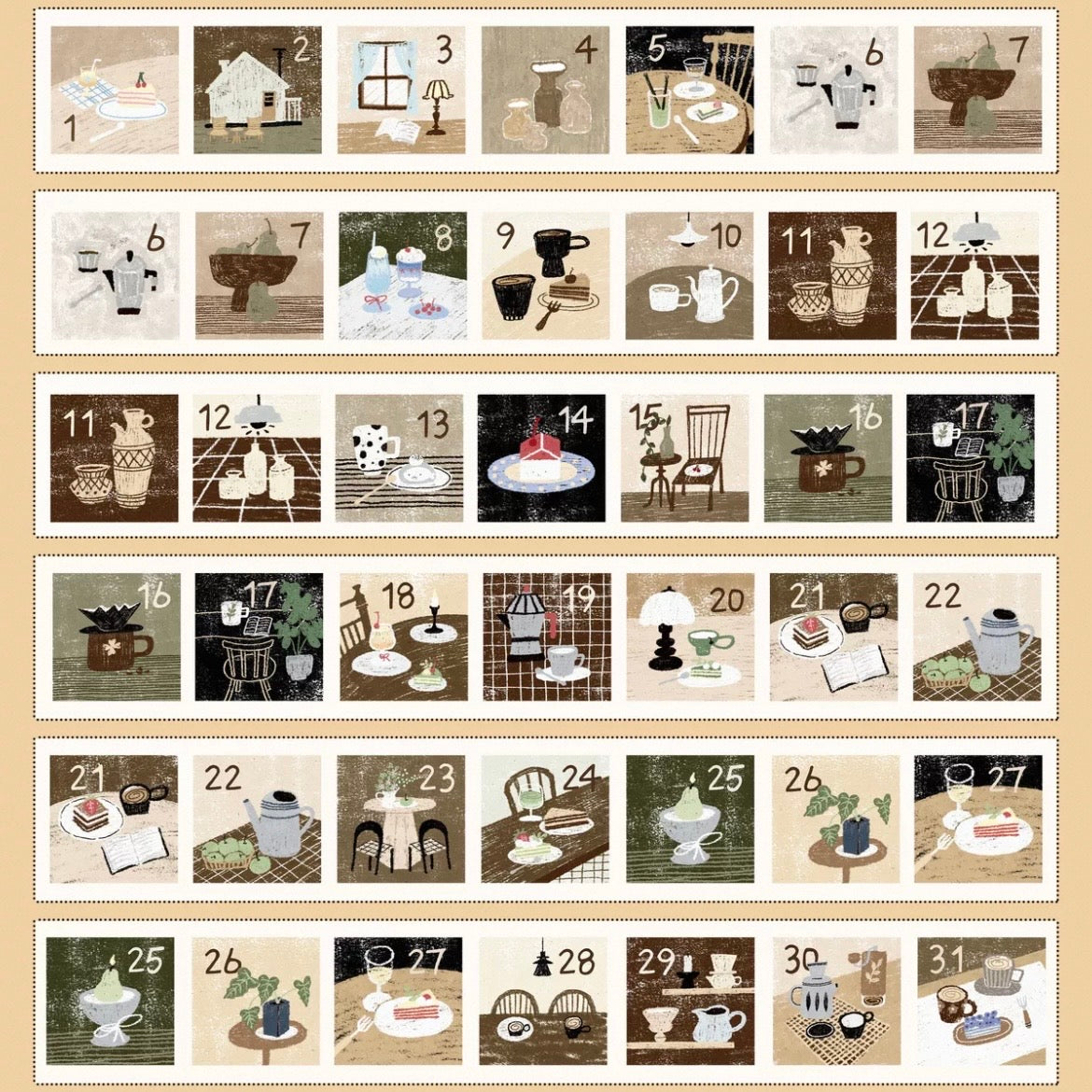Yier Studio Kiss Cut Washi Tape - Leisure Time