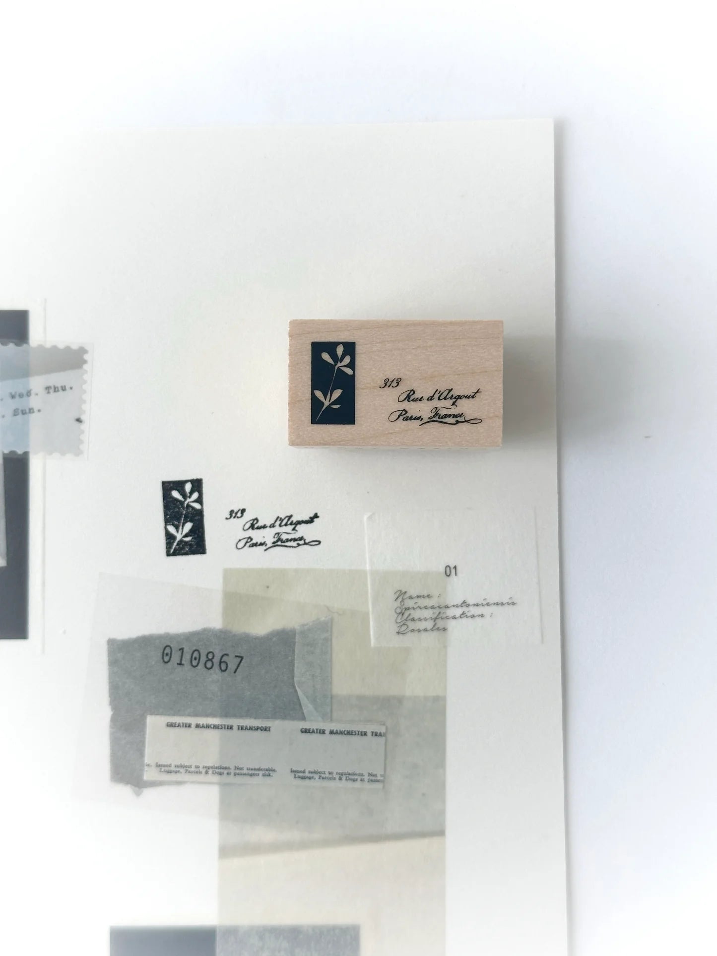 Nyret Design Rubber Stamp Set - Vol 7 The Bloom Series III