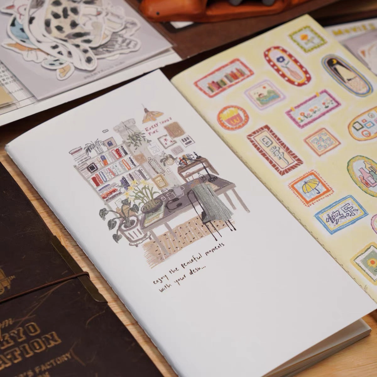 Wanle Studio Volume 13 Traveler's Notebook - Peaceful Moments