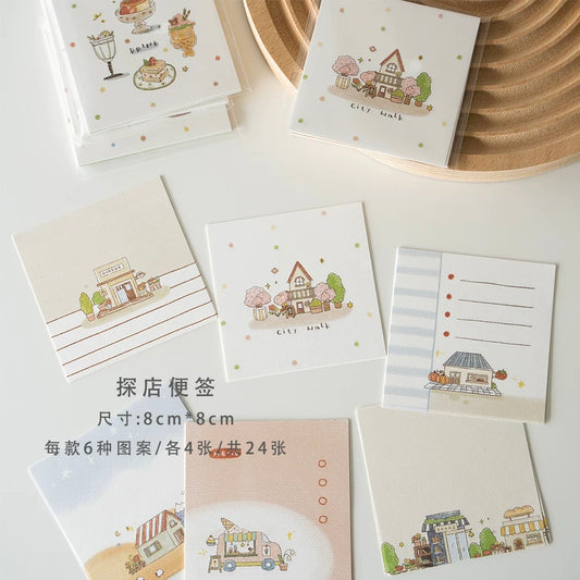 Orange Studio Memo Sheet Set - City Walk