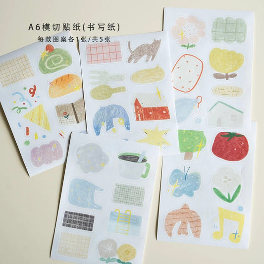 Orange Studio Sticker Sheet Set - Base Shapes