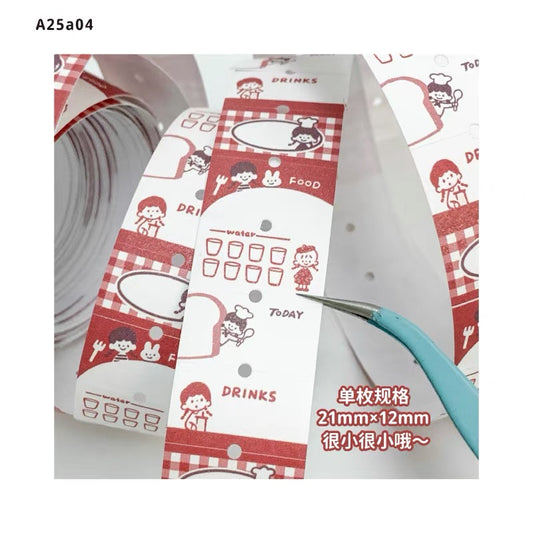 zZoton Molinta Label Stickers - Eat and Drink