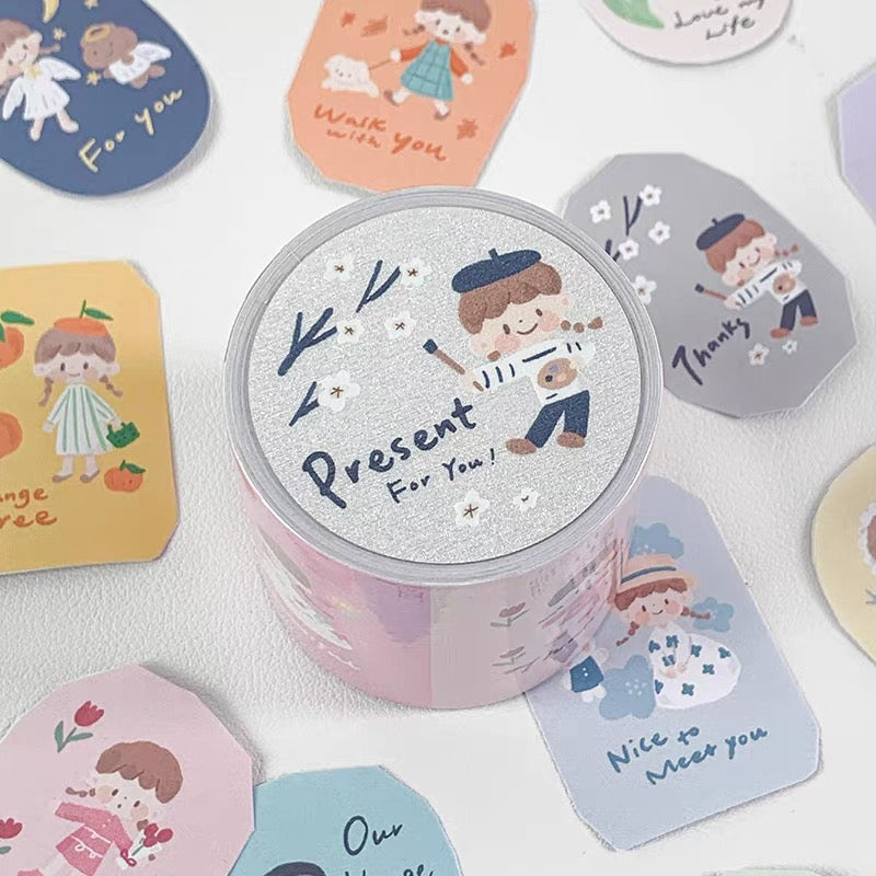 zZoton Molinta Kiss Cut  Paper Tape - Present for You