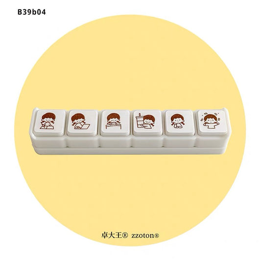 zZoton Molinta Mini Pre Inked Stamp Set