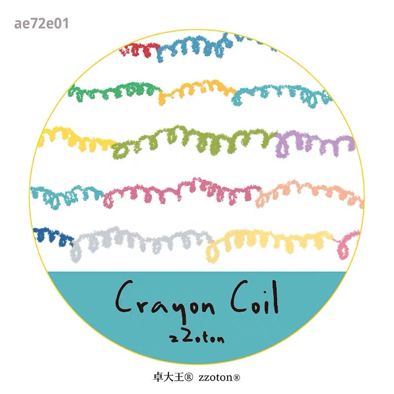 zZoton Molinta Washi Tape - Crayon Coil