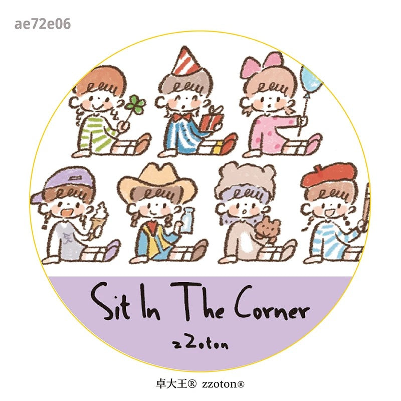 zZoton Molinta Washi Tape - Sit in the Corner