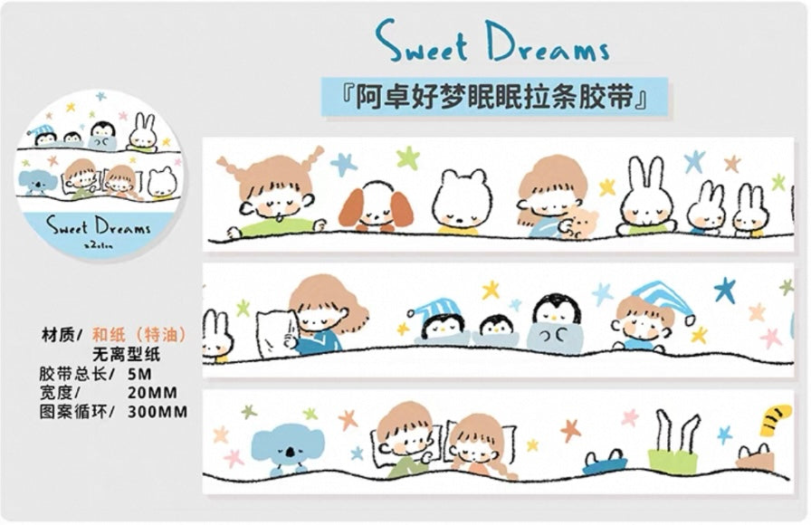 zZoton Molinta Washi Tape - Sweet Dreams