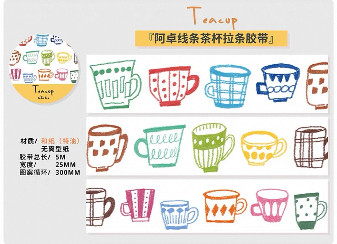 zZoton Molinta Washi Tape - Teacup