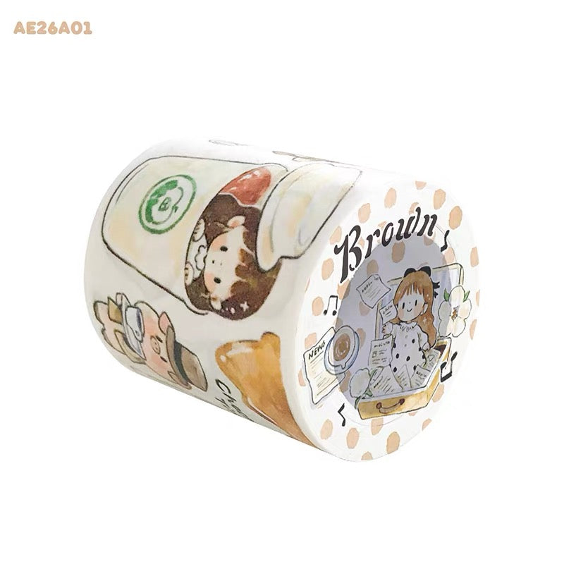 zZoton Molinta Washi Tape - Brown
