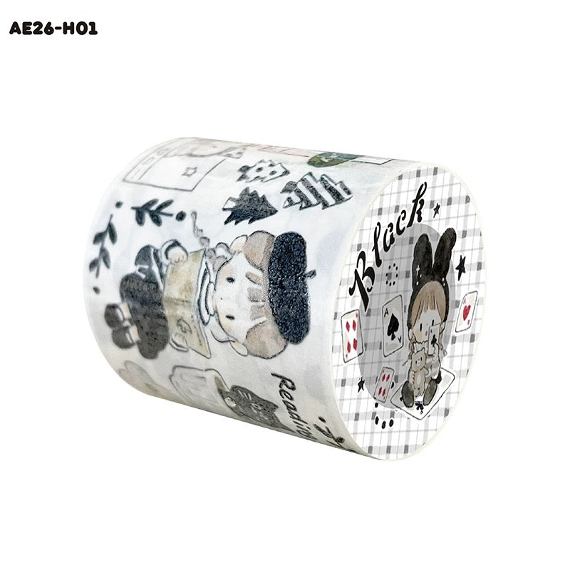 zZoton Molinta Washi Tape - Black