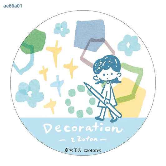 zZoton Molinta Kiss Cut Washi Tape - Deco Elements