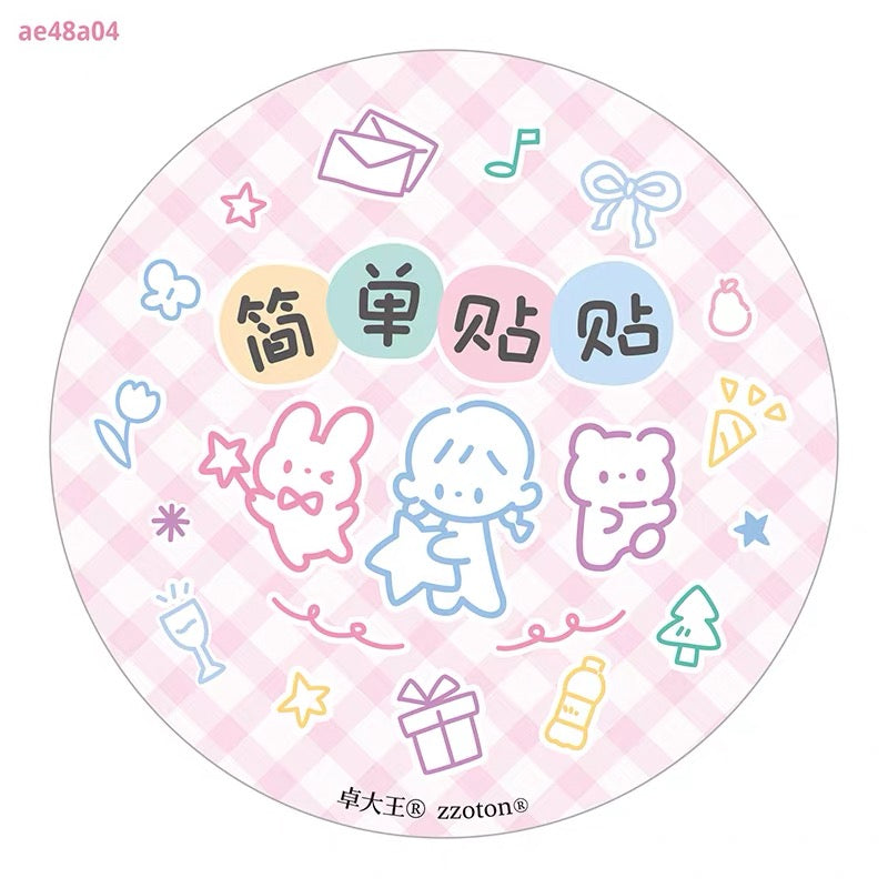 zZoton Molinta Kiss Cut Paper Tape - Mini Daily Icons