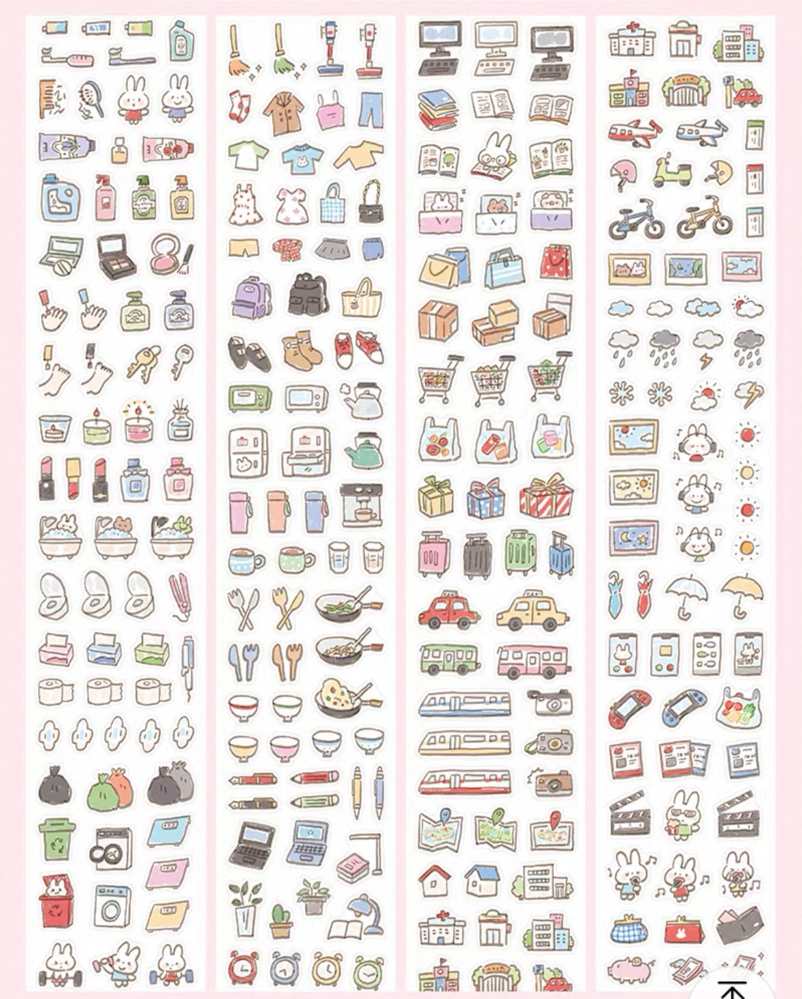 zZoton Molinta Kiss Cut Washi Tape - Daily Life