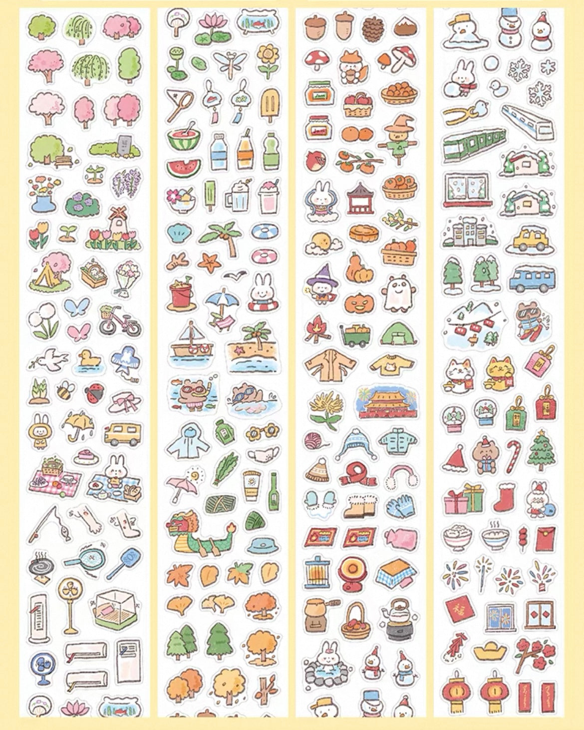 zZoton Molinta Kiss Cut Washi Tape - Seasonal Items