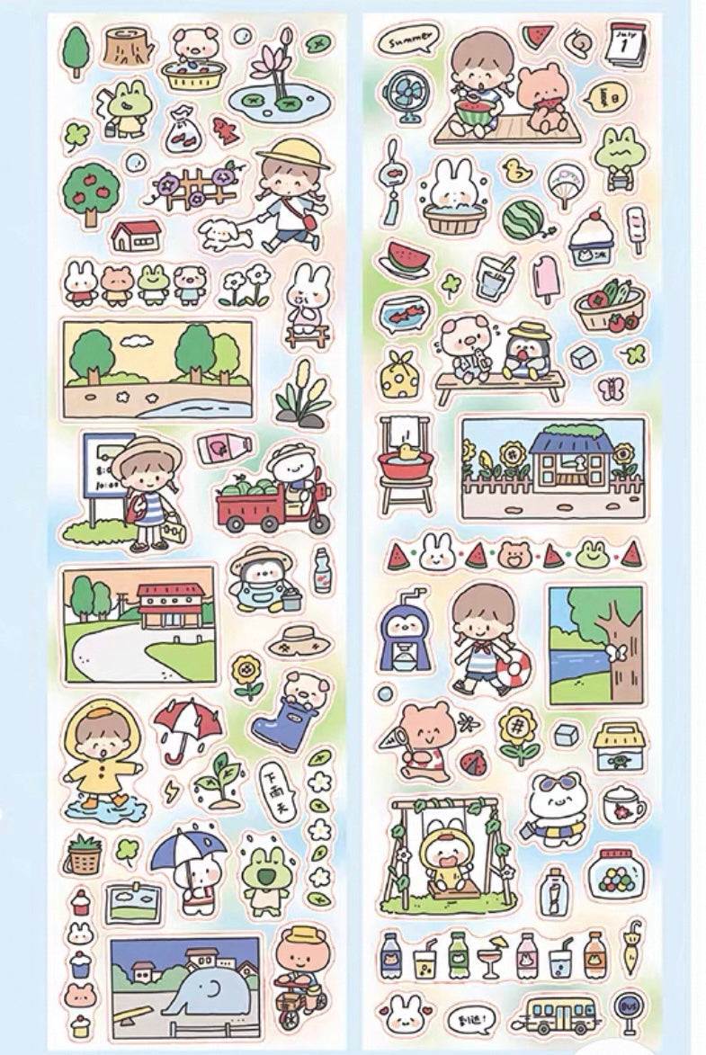 zZoton Molinta Kiss Cut  PET Tape - Summer