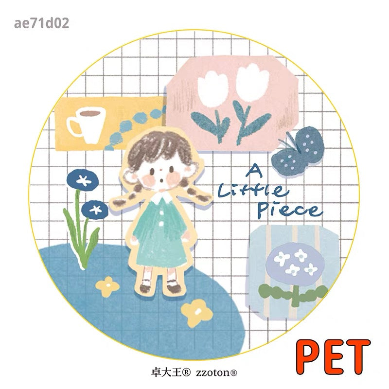zZoton Molinta Kiss Cut  PET Tape - A Little Piece