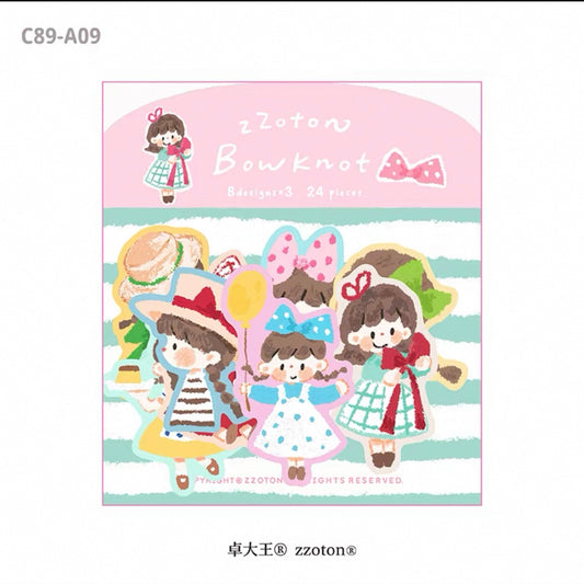 zZoton Molinta Sticker Flakes - Bowknot