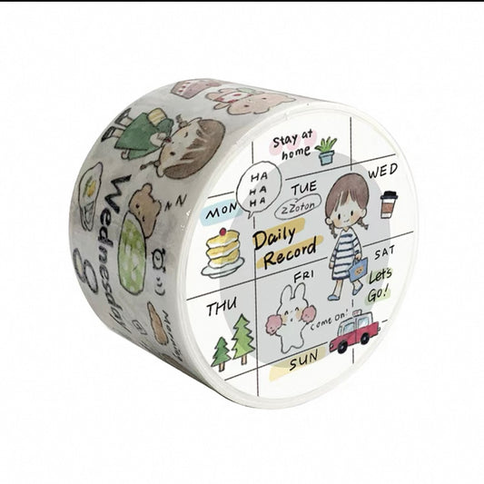 zZoton Molinta Washi Tape - Daily Record