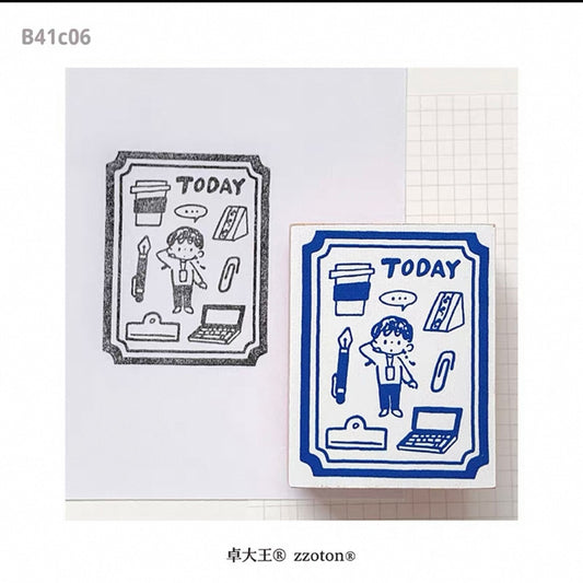 zZoton Molinta Rubber Stamp - Today