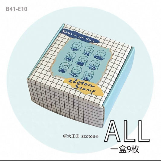 zZoton Molinta Mini Rubber Stamp Set - Emotions 2