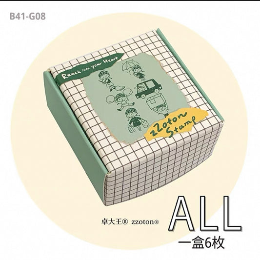 zZoton Molinta Mini Rubber Stamp Set - Planner 2